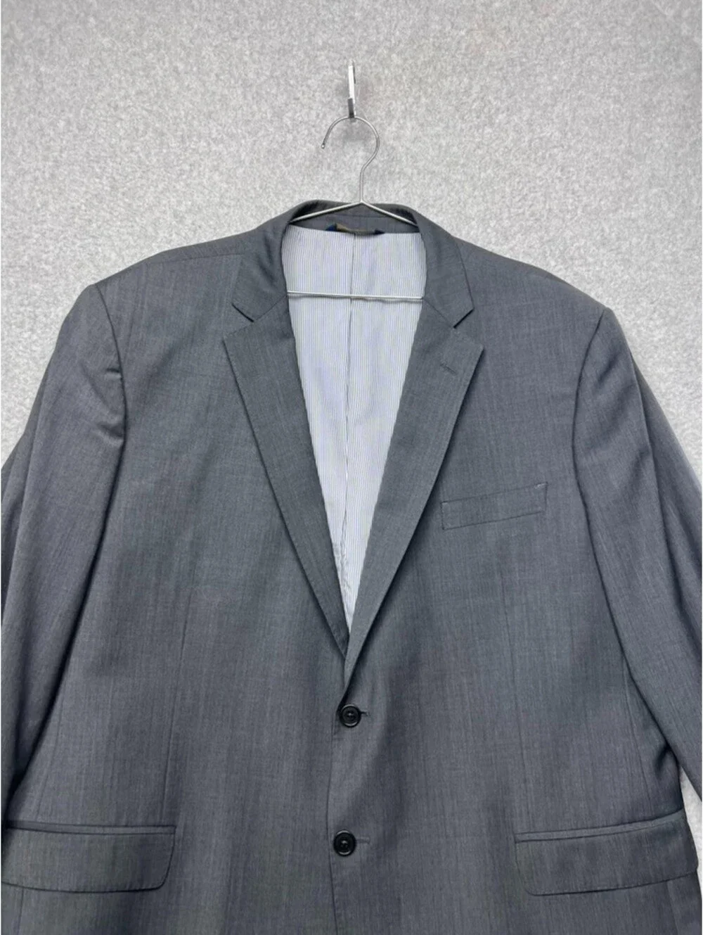 Brooks Brothers Explorer Madison Fit Blazer Suit Jacket 50R Gray Wool Stretch